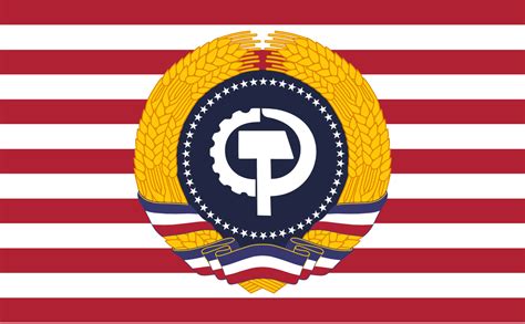 Communist America Flag