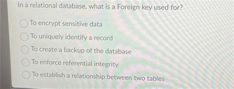 Image result for Relational Database Foreign Key
