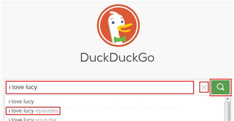 DuckDuckGo Search Box 的图像结果