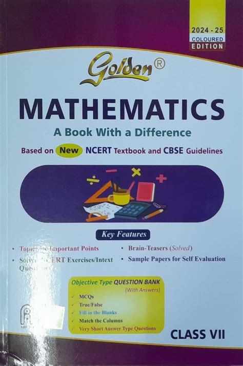 Routemybook - Buy 7th Golden CBSE Mathematics Guide [Based On the New ...