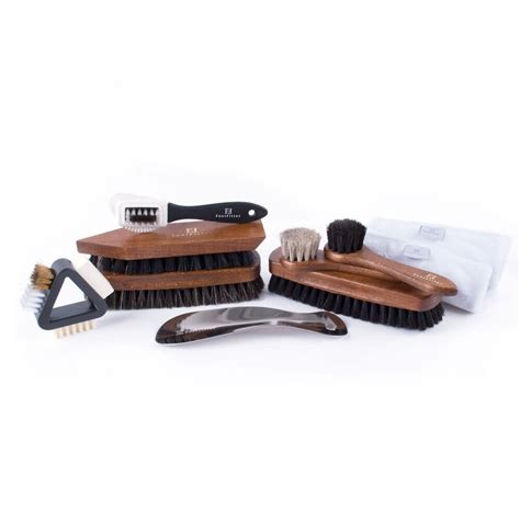 Buy FootFitter Ultimate Shoe Shine Brush Set – Complete Brush Kit for ...