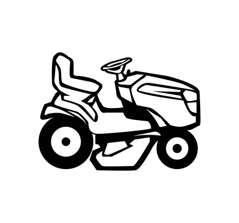 Riding Lawn Mower Clip Art