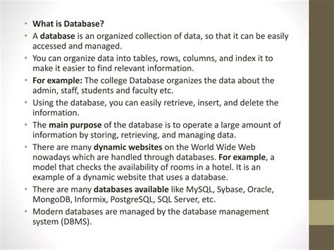 Image result for DBMS SQL PPT