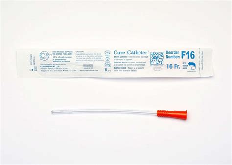 BX/30 CURE INTERMITTENT CATH FEMALE 16FR 6IN STRAIGHT TIP – Save On Medical