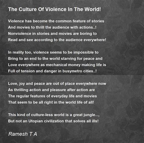 Violence in Culture