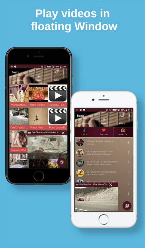 Beatz Audio/Video player for android (Floating video and streaming ...