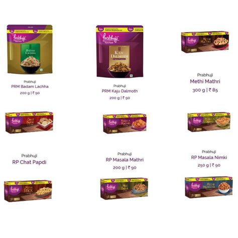 Menu at Haldiram Prabhu Ji, Patna