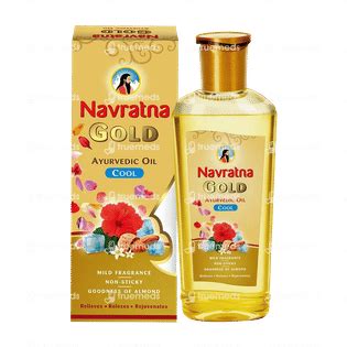 Navratna Gold Ayurvedic Cool Oil 300 Ml - Uses, Side Effects, Dosage ...