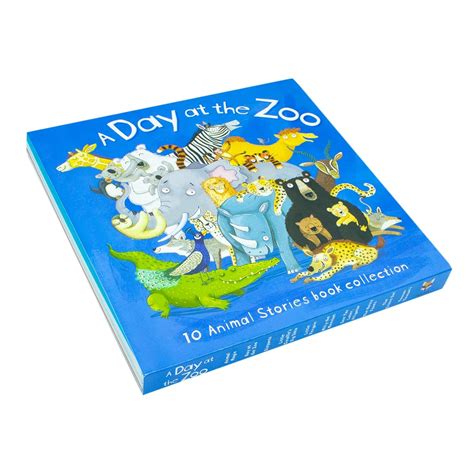 Buy A Day at the Zoo 10 Animal Stories Illustrated Picture Flats Book ...