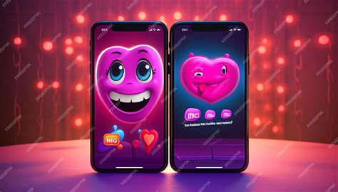 Premium Photo | Two smartphones side by side screens displaying ...