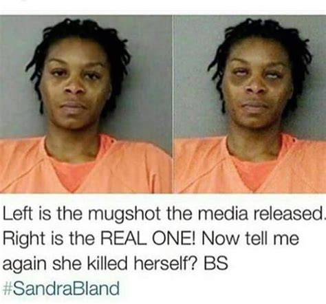 Sandra Bland's Fake Mugshot - ALEX CASTLE