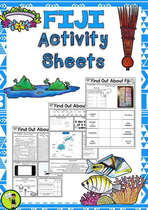 Fiji Reading and Writing Activities | Pacific Islands | Writing activities, Activities ...
