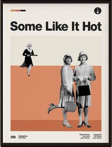 Some Like It Hot Retro Movie Print Personalized Gifts for Him Her ...
