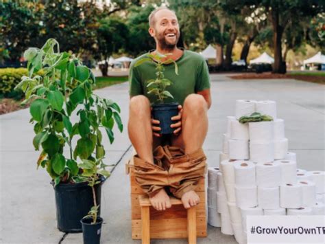 Man Trades Toilet Paper For Leaves