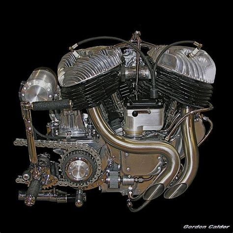 vintage motorcycle engine