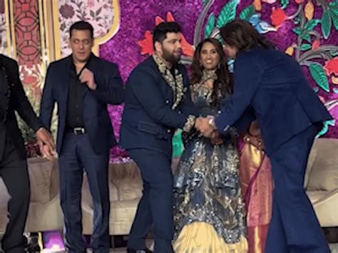 Salman Khan attends Daya Nayak's son's wedding reception