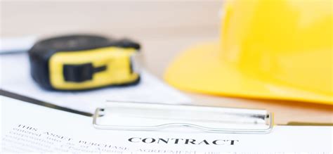 Common Types of Construction Contracts | Weinstein Law Group