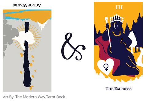 Ace Of Wands Reversed AND The Empress Tarot Cards Meaning