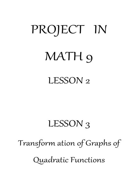 Maths Project 9th Class 的图像结果