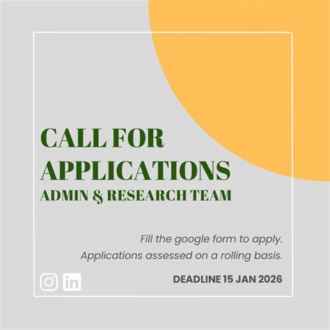 CALL FOR APPLICATIONS (Deadline: 15 January 2026) | VISards Empirical ...