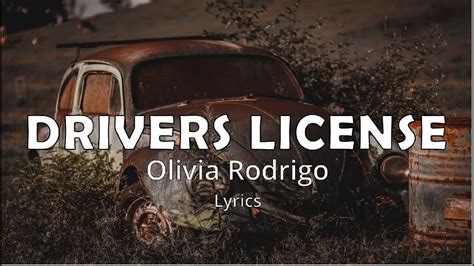 Image result for Drivers License Lyrics Clean Version