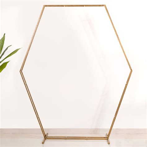 Double Hexagon Backdrop Metal Decoration Frame Online - Premium ...