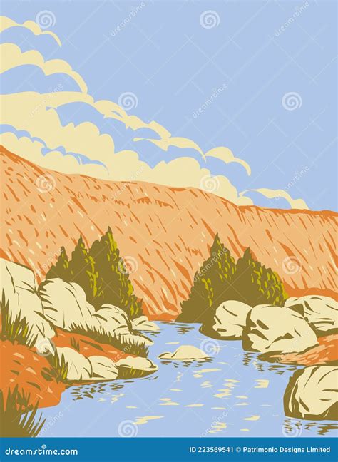 Badger Springs Canyon and the Agua Fria River Located in Agua Fria ...