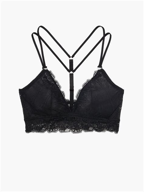 Deco Glass Lace Bralette in Black | SAVAGE X FENTY Germany
