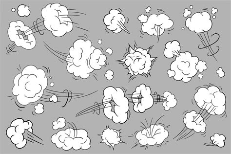 Motion Effects in Cartoon Style Set — Teletype