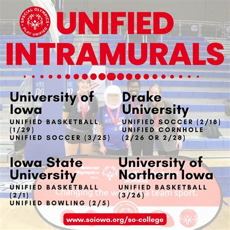 Special Olympics Iowa on LinkedIn: Unified Intramurals will be starting ...