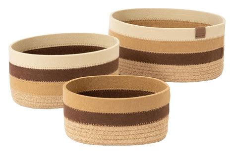 Image result for Small Rectangle Rope Baskets