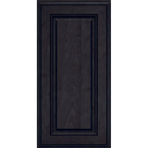 KraftMaid 15-in W x 15-in H Slate Finished Maple Kitchen Cabinet Sample ...