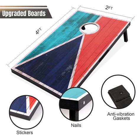 Snapklik.com : Outball Cornhole Set 4x2 Feet Regulation Size Corn Holes ...
