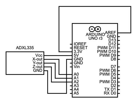 Connection of Arduino with Accelerometer 的图像结果