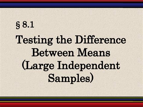 Image result for +Comparing Two Sample Means Hypothsis Testing