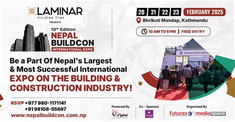 10th Edition of Nepal Buildcon International Expo | 20th – 23rd ...