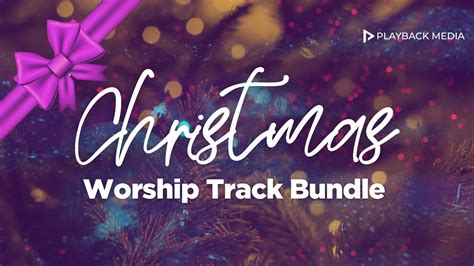 Christmas Worship Track Bundle Video Worship Song Track with Lyrics ...