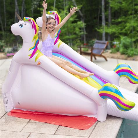 SCS Direct Giant Inflatable Pool Water Slide with India | Ubuy