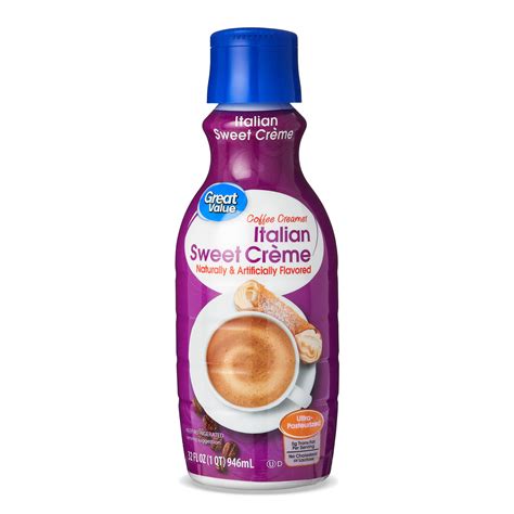 Great Value Italian Sweet Creme Coffee Creamer, 32 fl oz - Walmart.com