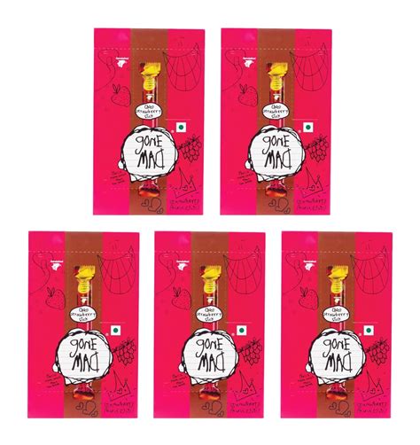 GONE MAD Choco Strawberry Sticks, 288 Grams (Pack of 5) : Amazon.in ...