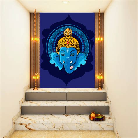 Ganesh Face sticker – Myindianthings
