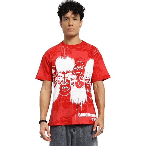 STATIC JUNGLE TEE RED – FLYAF