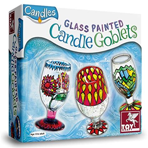 Glass Painted Candle Goblets – Edu Toys