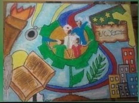 Gumuhit ng poster na nagpapakitang pagpapahalaga sa resulta ng ...