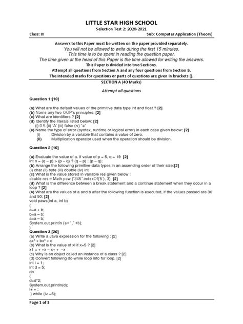 Periodic Test of Class 9 Computer Applications 的图像结果