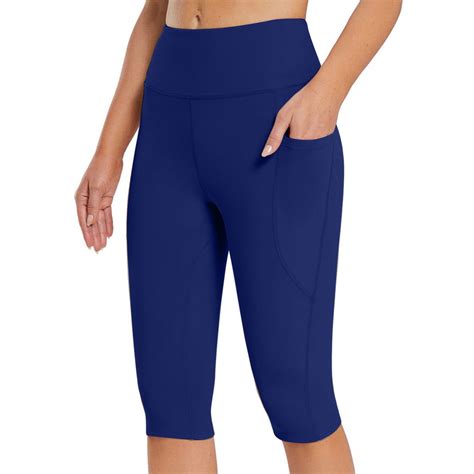 Capri Leggings for Women Knee Length Capris for Casual Summer Yoga ...
