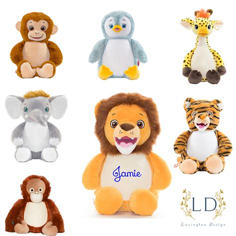 Monogrammed Stuffed Animals