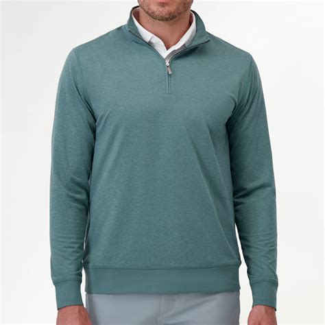 Pace Q-Zip | Heather - Jungle Green/Jungle Green | Rhoback