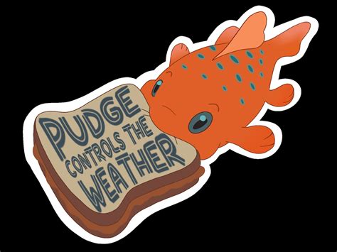 Pudge the Fish Controls the Weather Lilo and Stitch Glossy | Etsy