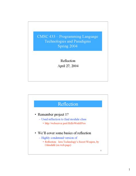 Image result for Reflection in Programming Languages